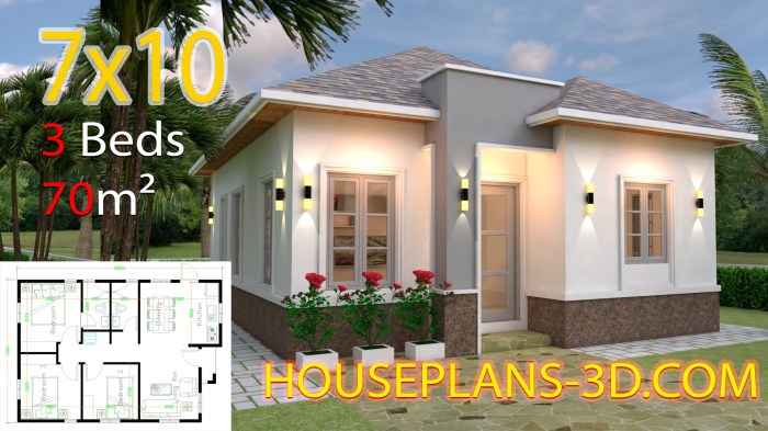 Desain rumah sederhana ukuran 7x10