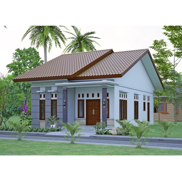 Desain rumah ukuran 7x12 meter 2 lantai