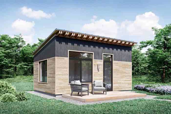 Desain rumah satu ruangan