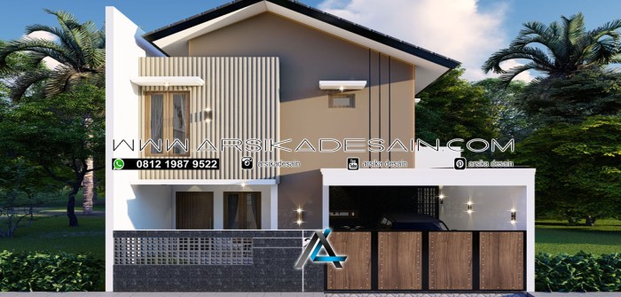 Desain rumah minimalis ukuran 8x16