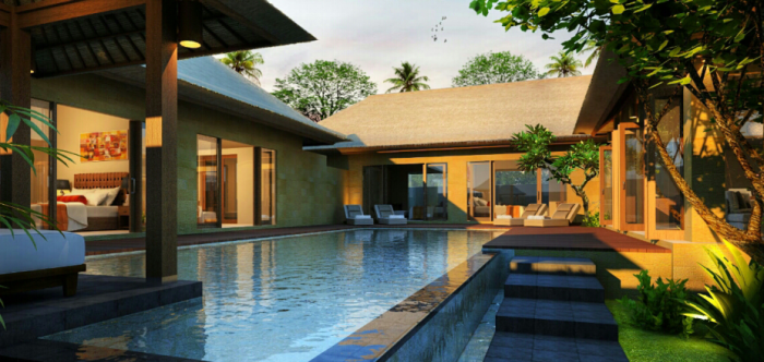 Desain rumah style bali modern